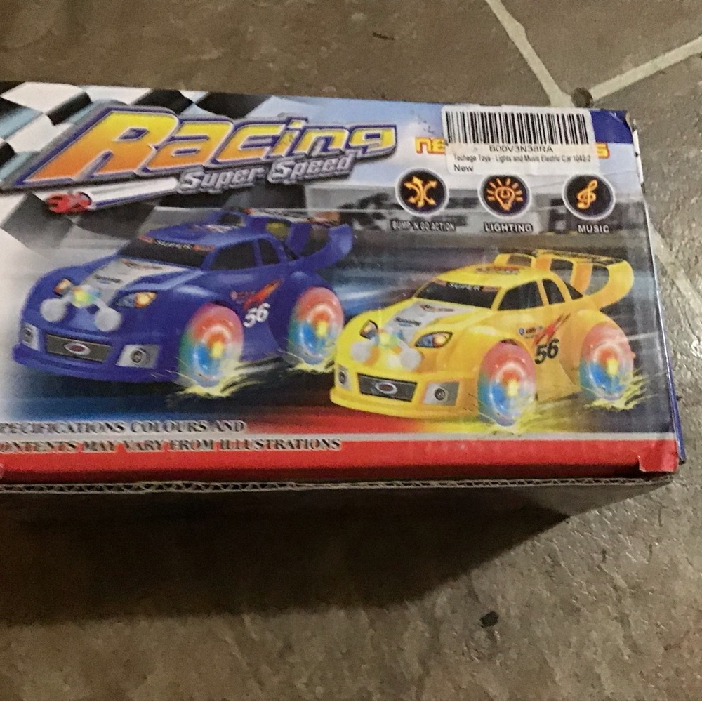 Source Unknown Racing Super Speed Cars - Blue and Yellow